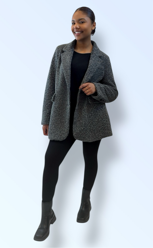 ASMA OVERSIZED BLAZER GREY