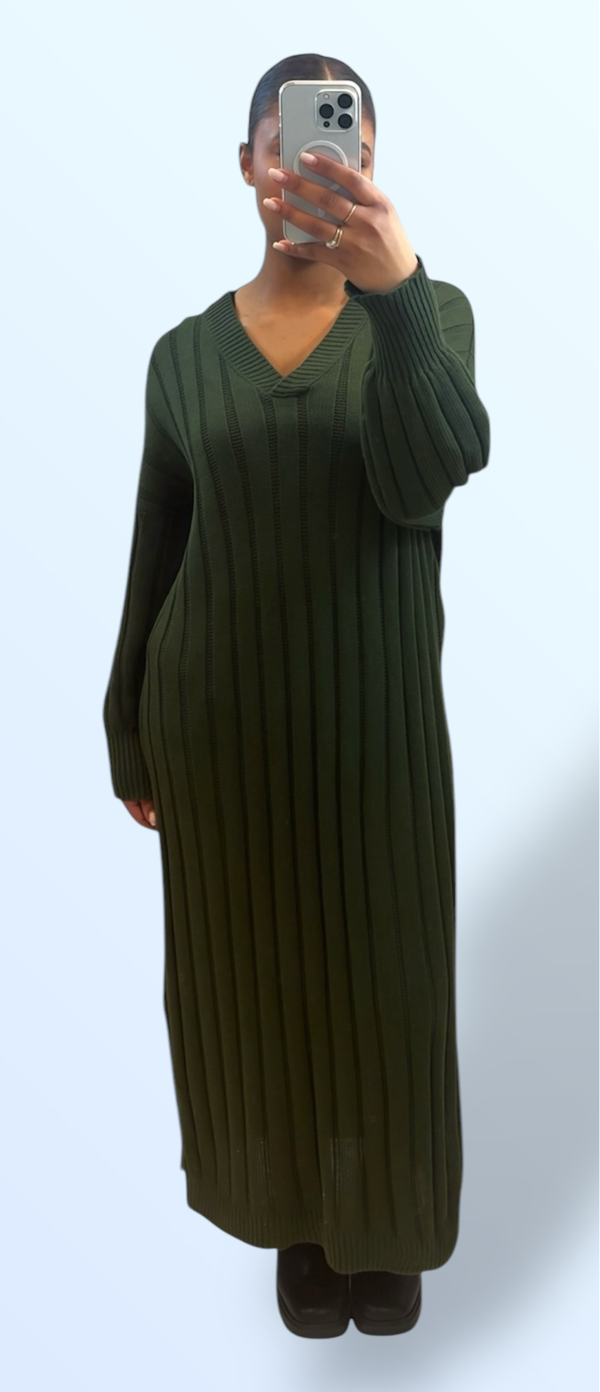 KENZA DRESS KHAKI